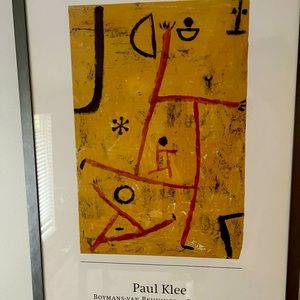Wall Art Decor Contemporary Framed Lithograph Print Paul Klee